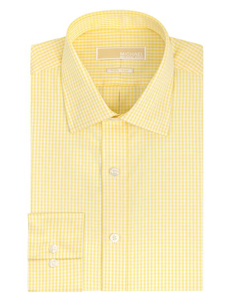 michael kors yellow dress shirt for men|Michael Kors men shirts sale.